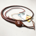 Kangaroo hide snake whip handmade genuine leather whip