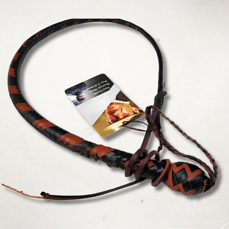 Snake Whip for Sale – Kangaroo Leather Bullwhip Snake whip for sale handcrafted kangaroo leather bullwhip